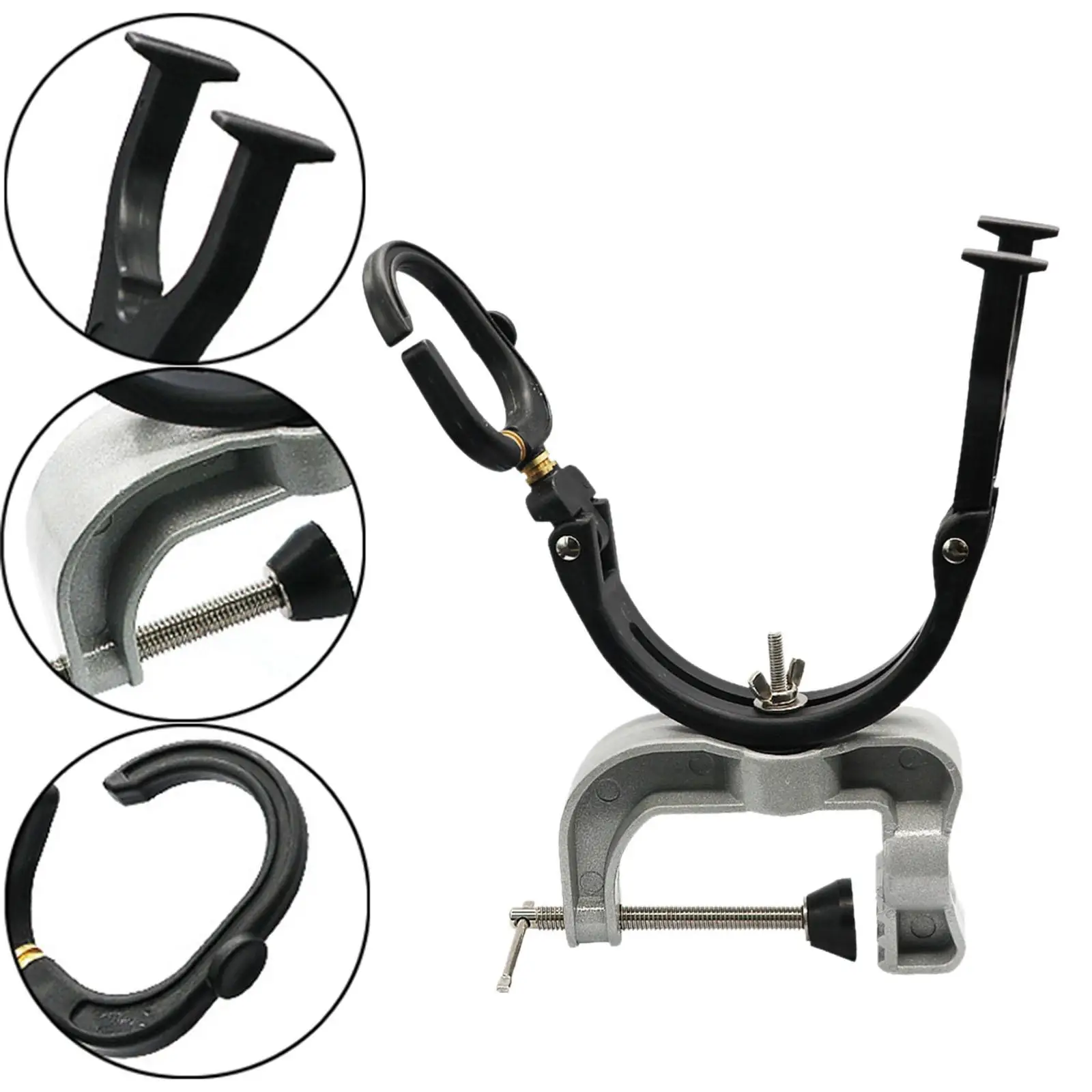 Fishing Rod Stand Detachable Portable Lightweight Anti Slip Versatile Fish Pole Holder Fishing Gear for Bridge Raft Boat Outdoor