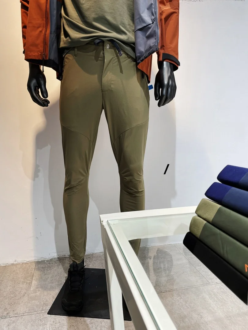 

Водонепроницаемые мягкие элли мужские повседневные брюки весна-лето уличные активные свободные движения 3D ломтик пошив прямые длинные брюки...