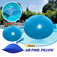 Air Pool Pillow PVC Winter Pool Pillow Cold Resistant Winterizing Pool Cover Pillow for Above Ground Swimming Pool Covers