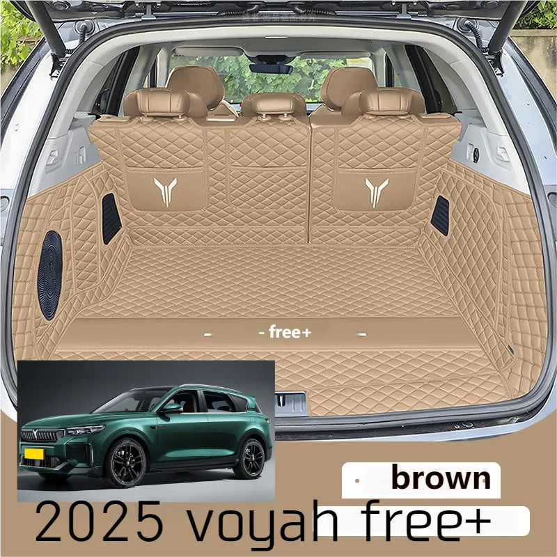 

Для 2025 voyah бесплатно + авто багажник автомобиля кожаный напольный ковер внутренняя защита аксессуары коврик коврик