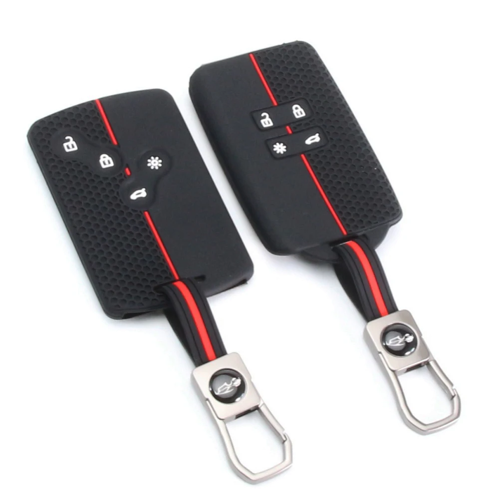 

2026 New Hot Silicone Car Key Case Cover Shell for Renault Duster Captur Clio Logan Megane 1 2 3 Koleos Scenic Nema Fluence Zoe