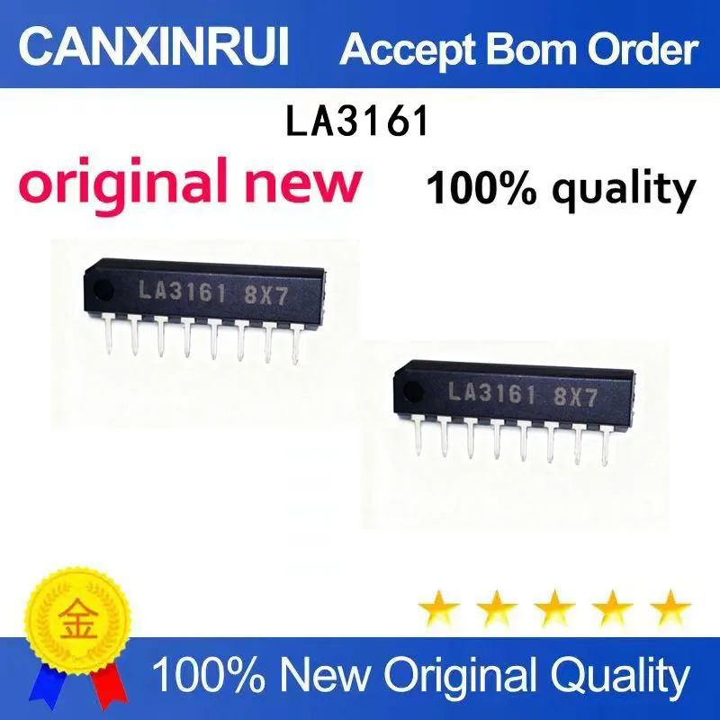 (5-100 pièces) circuit d'amplificateur d'égalisation à double canal LA3161, stock original neuf