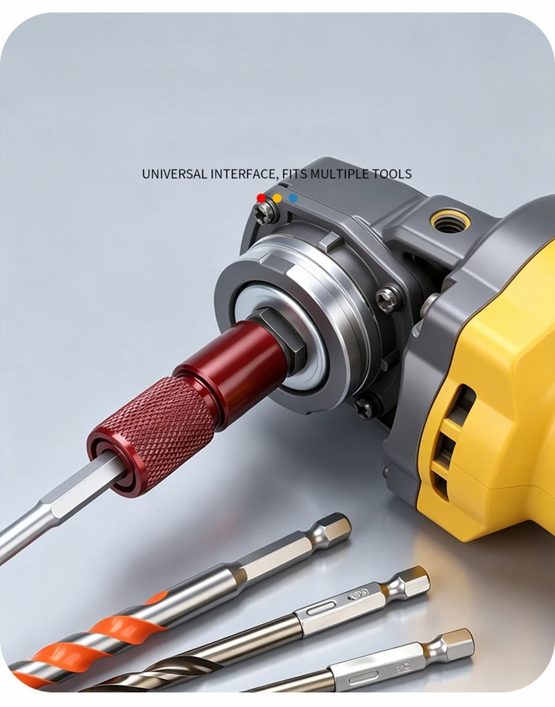 Schnellwechsel-Bithalter für Schlagschrauber, Winkelschleifer, Elektrobohrer-Adapter, Parkside Antrieb, Schlagschrauber, Schnellverschluss-Sechskant-Zubehör – Detail 9