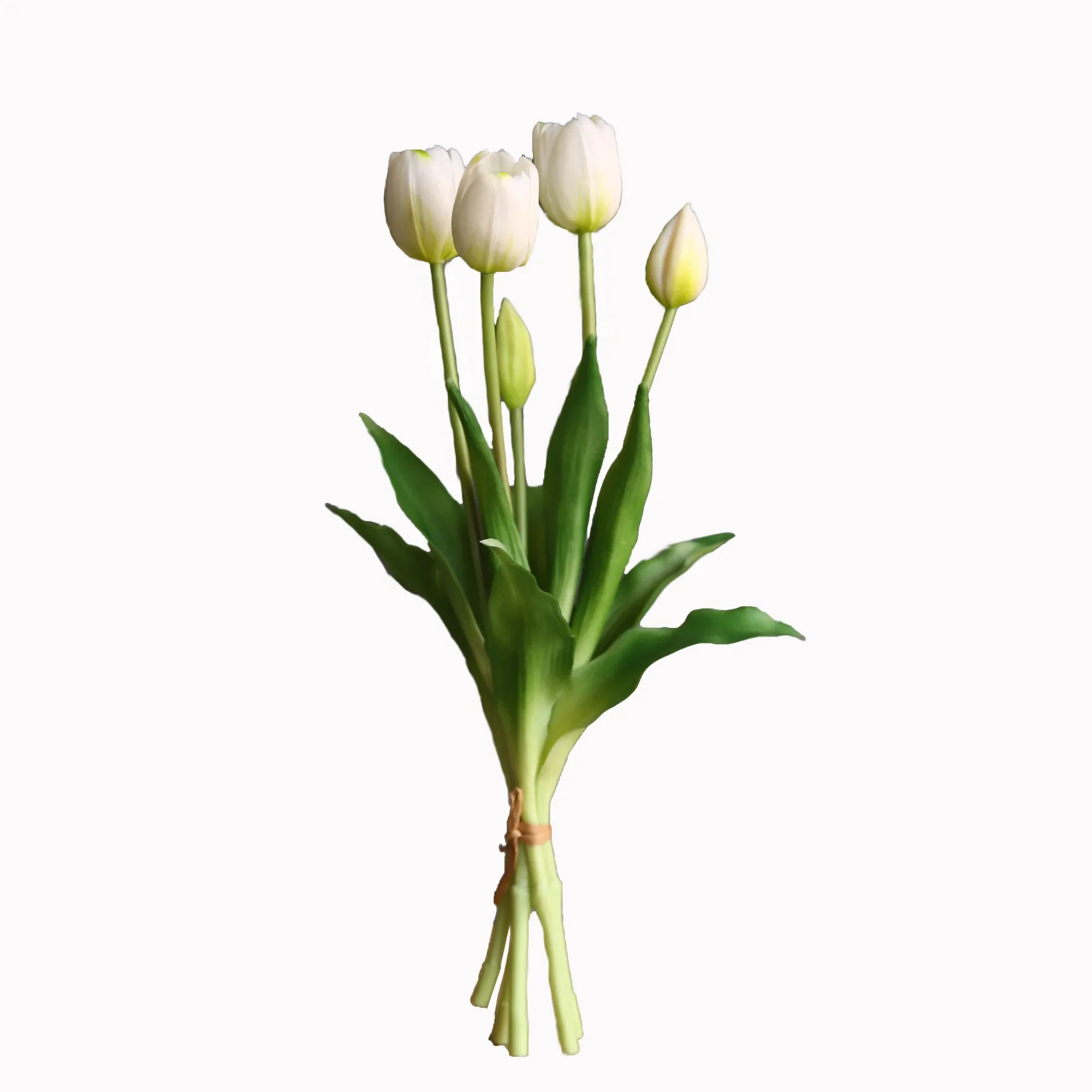 Nordic Indoor Realistic Bouquet Simulação Flor, Hidratante Tulipa de 5 Cabeças, Alta Qualidade, Casamento, Decoração do Lar