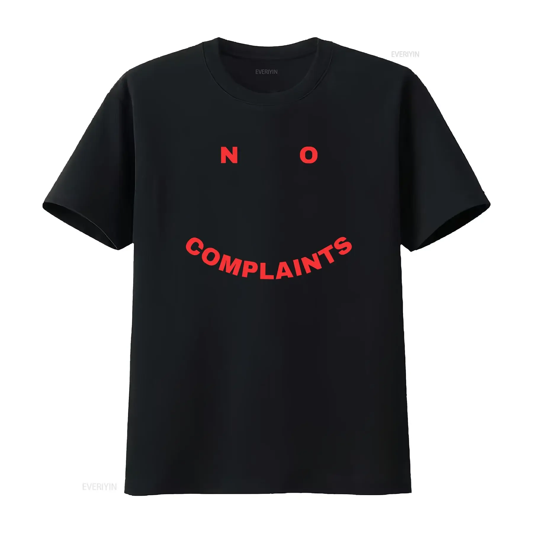 NO COMPLAINTS Pinterest T shirt Streetwear Positive Psychedelic Y2K Aura Spiritual vintage Washed Stylish Unisex homme fashion