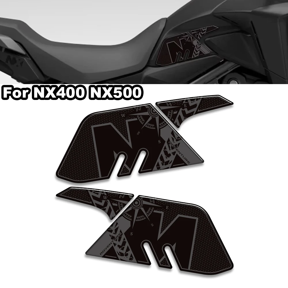 For Honda NX400 NX500 NX 400 500 2024 2025 3D Gel Motorcycle Tank pad stickers protection decals Epoxy resin