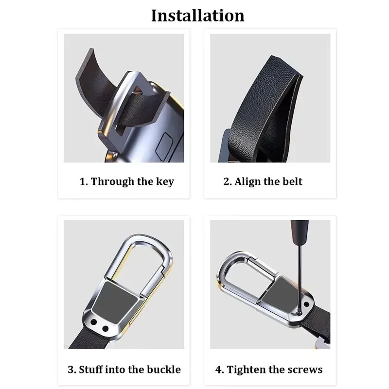 Creative Mickey Key Chain Buckle Leather Alloy Car Keyrings Pendant  for Jeep Citroen Dodge Jaguar MINI Cooper KIA Audi Toyota view 6
