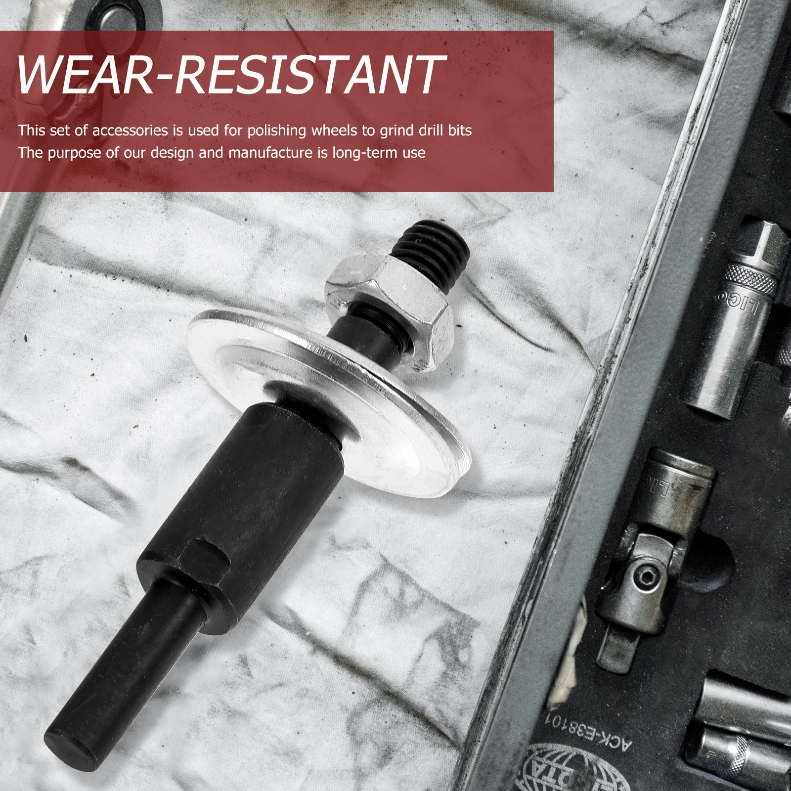 1 مجموعة الحفر الكهربائية الرملي عجلة للمعادن رأس مطحنة تلميع الحجر أداة متعددة الأغراض دائم مادة سميكة طحن #3