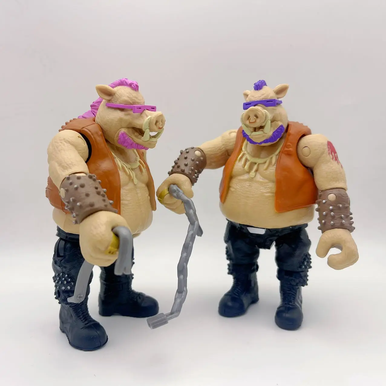 13cm Genuine Ninja Turtle Bull Head Pig Noodle Moving Doll Medieval Toy Doll Model Handmade Decorative Toy Surprise Gift