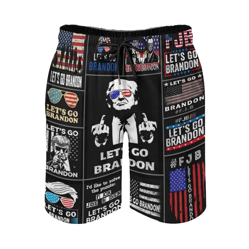 2024 nuovo In Donald Trump Beach Shorts per uomo presidente americano Trump surf Board Shorts pantaloncini costume da bagno Mens Streetwear