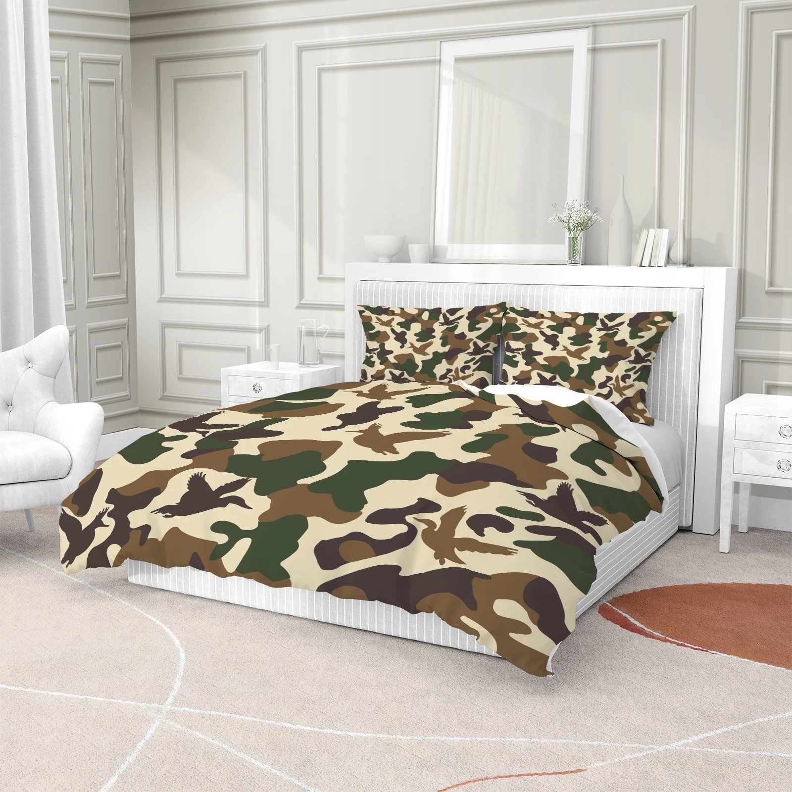Juego de Funda de Edredón de C - Camo Pattern Set reseña y precio