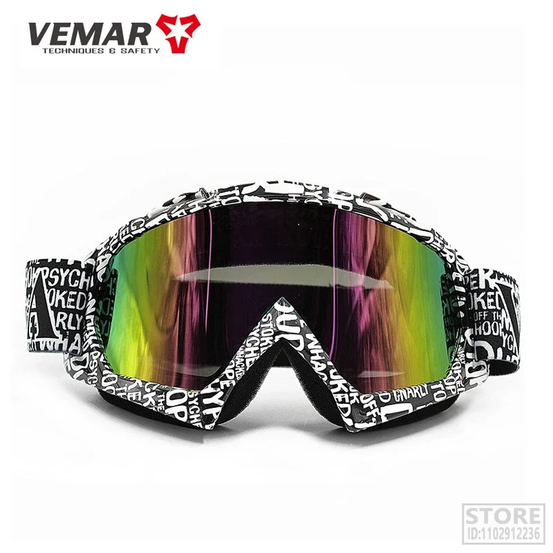 

Motocross Motorcycle Helmet MX Goggles Glasses Cross Country Skis Snowboard ATV Mask Oculos Gafas