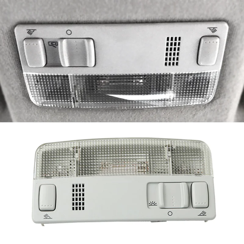 Für VW Passat B5 Golf MK4 Jetta Bora Polo Caddy Touran Octavia Fabia Seat Leon Auto Hinten Dach Dome Lesen lampe licht 1TD947105