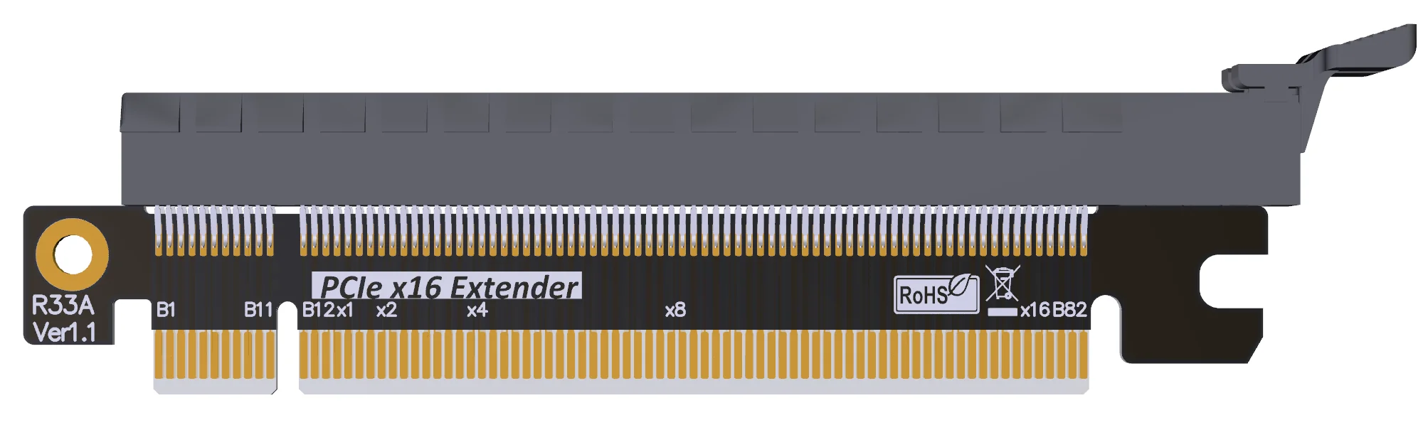 بطاقة PCIE 4.0x16 Gen 3/4 اختبار حماية بطاقة الرسومات وحدة معالجة الرسومات توسيع الناهض تمديد محول اللوحة موسع فتحات حامي