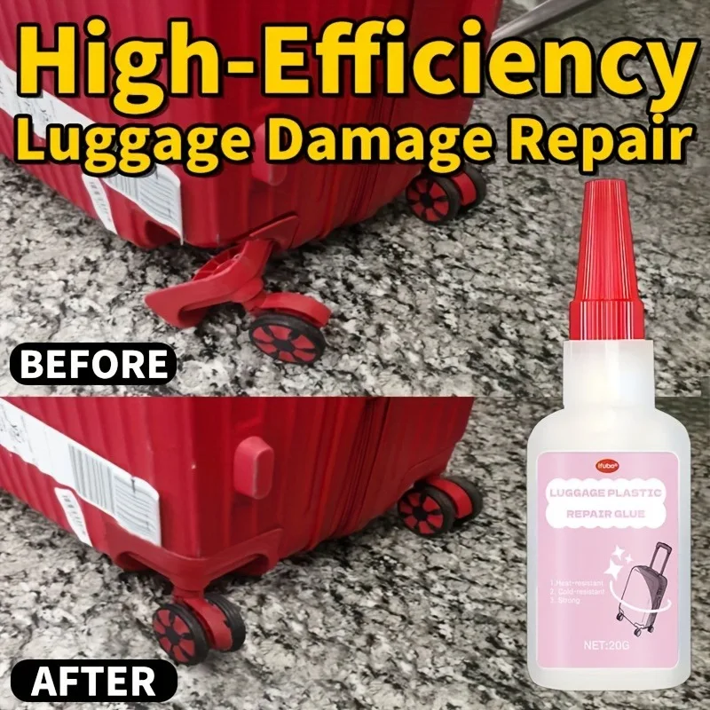 

Средство для ремонта трещин на багаже | Ремонт колес/корпуса/рукоятки | Прочный клей для всех видов багажа, обеспечивающий надежное соединение