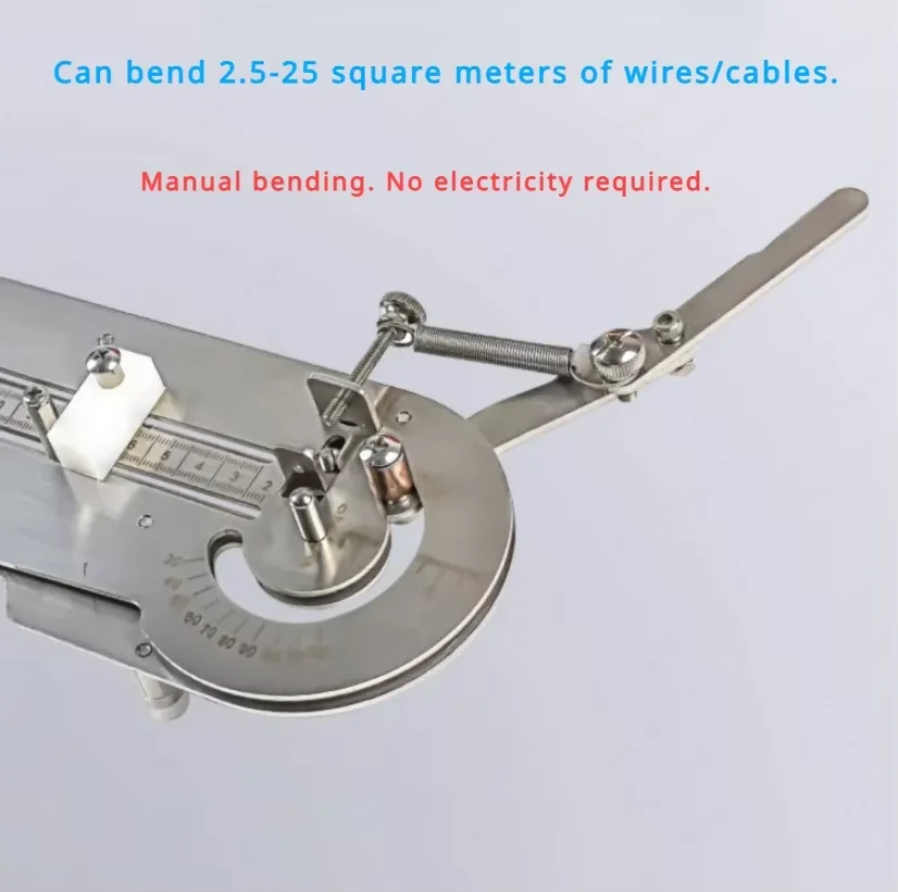 Pequeña dobladora de cables manual, dobladora de cables, herramienta para doblar cables duros BV