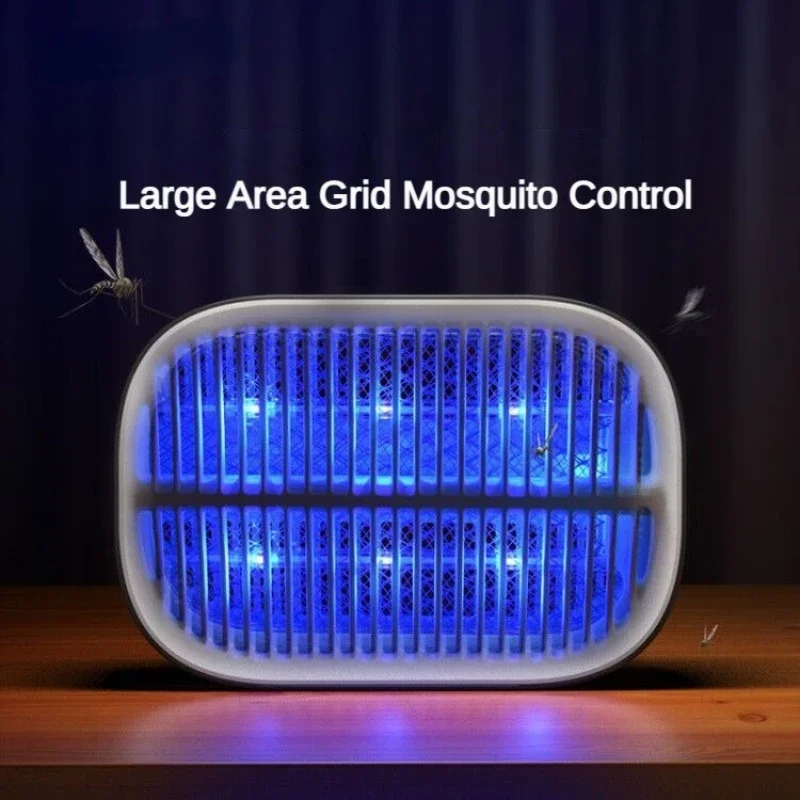 2500V Electric Mosquito Swatter Rechargeable UV Light Mosquito Trapping Sensor Mosquito Killer Lamp Bug Trap Flies Insect Zapper