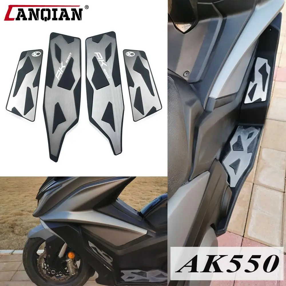 

Motorbikes Pedal Front and Rear Footrest Footboard Step Motorcycle Floorboards Foot Pegs For KYMCO AK550 KYMCO AK 550 2017-2019