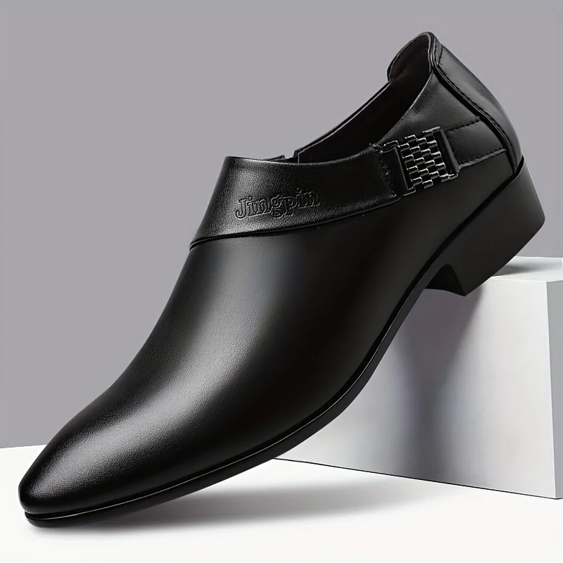 's Monk Strap Loafers with PU  Uppers for Business Office