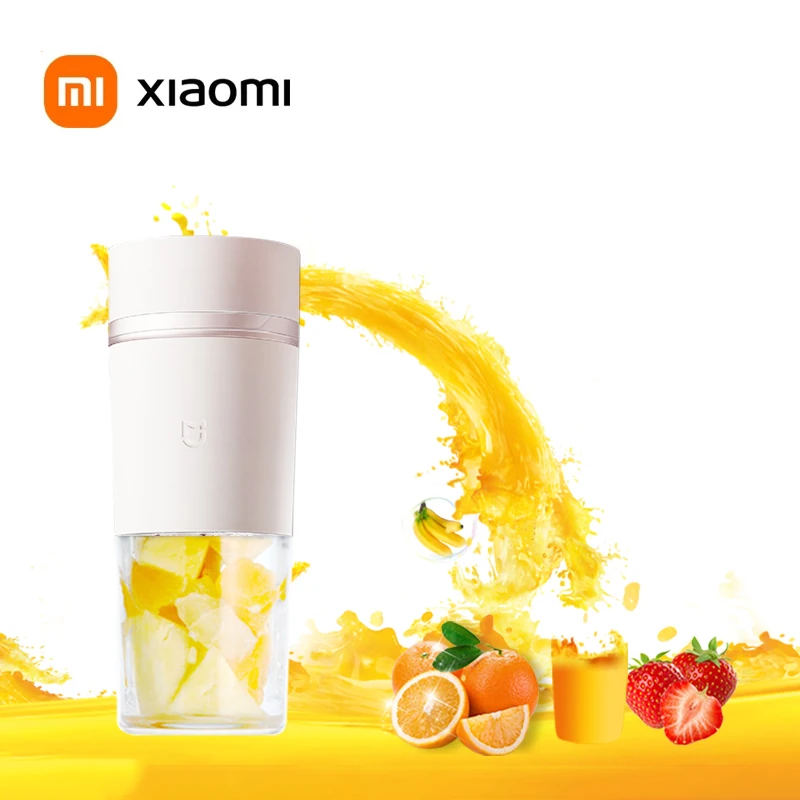 XIAOMI Mijia Portable Blender Electric Juicer Mixer for Fruit Vegetables Quick Juicing Food Processor Fitness Travel Picnic Kids