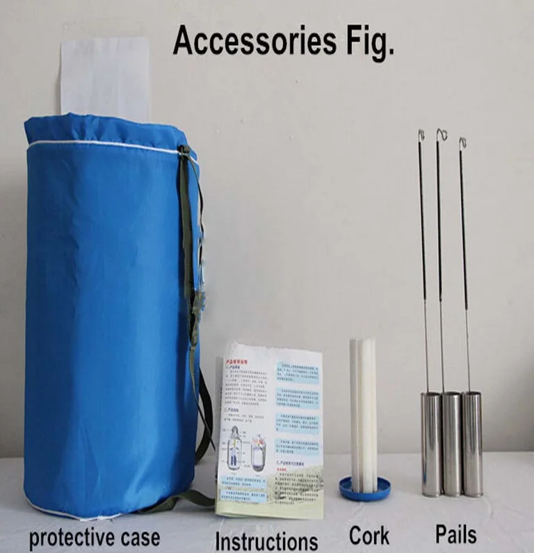 20L Liquid Nitrogen Container Cryogenic Tank Dewar With Straps Liquid Nitrogen Container Can