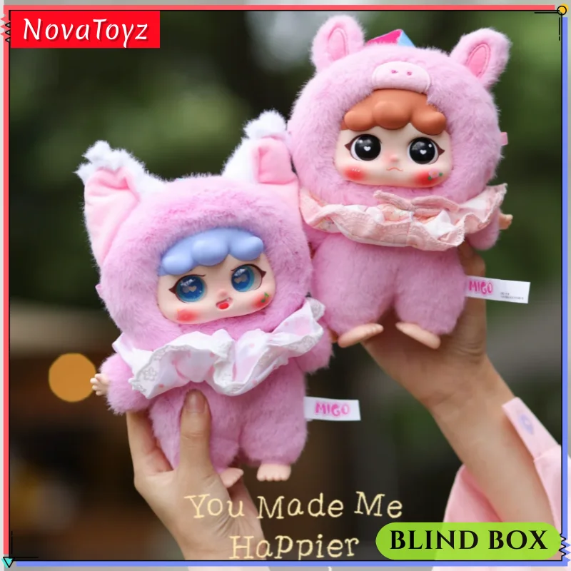 

Подлинная серия Baby Three Migo Bedtime Story, 20 см, слепая коробка, кукла Caja Ciega Kawaii, загадочная коробка, сборная девушка, интерьерный декор