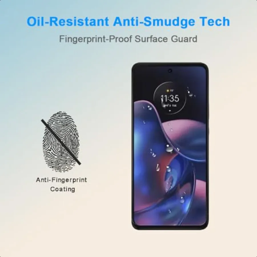 Screen Protector Compatible for Motorola Moto Edge 2022 (6.6 inch)[Not Fit for Moto Edge 2021 Version] Tempered Glass Touch Sen