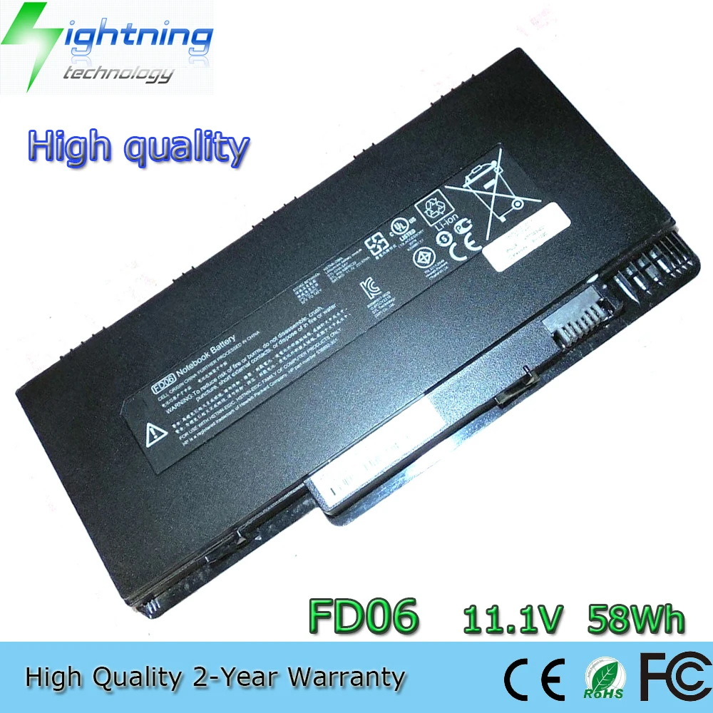 Nova Marca Fd06 11.1v 5200mah Bateria do Portátil para hp Pavilion Dm3 Dm31000 Dm3t Hstnn-e02c 580686 001 Hstnn-ub0l de Alta Qualidade