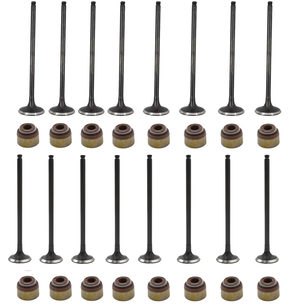 INTAKE EXHAUST VALVES for 92-05 HONDA CIVIC & DEL SOL 1.6L 1.7L VTEC D16Z6 D17A1