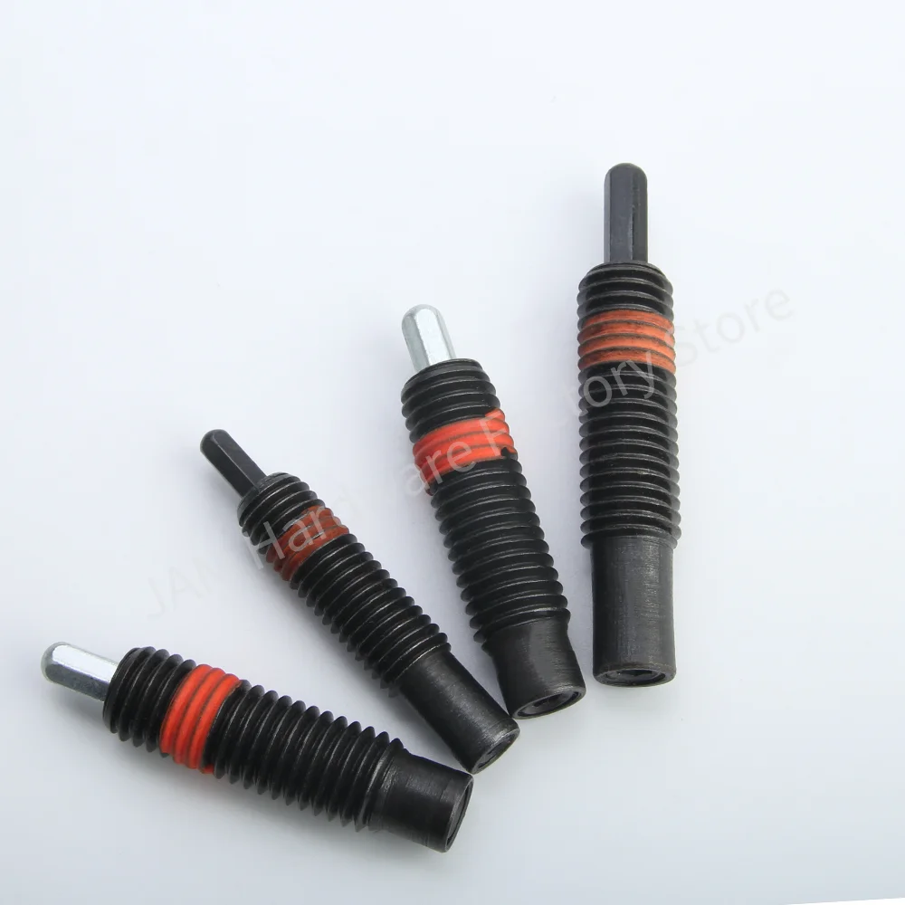 MJ517 M10M12M16M24M30 Thread Anti-Loosening Heavy Loaded/Light Load Spring Plunger Telescopic Positioning Lock Pin