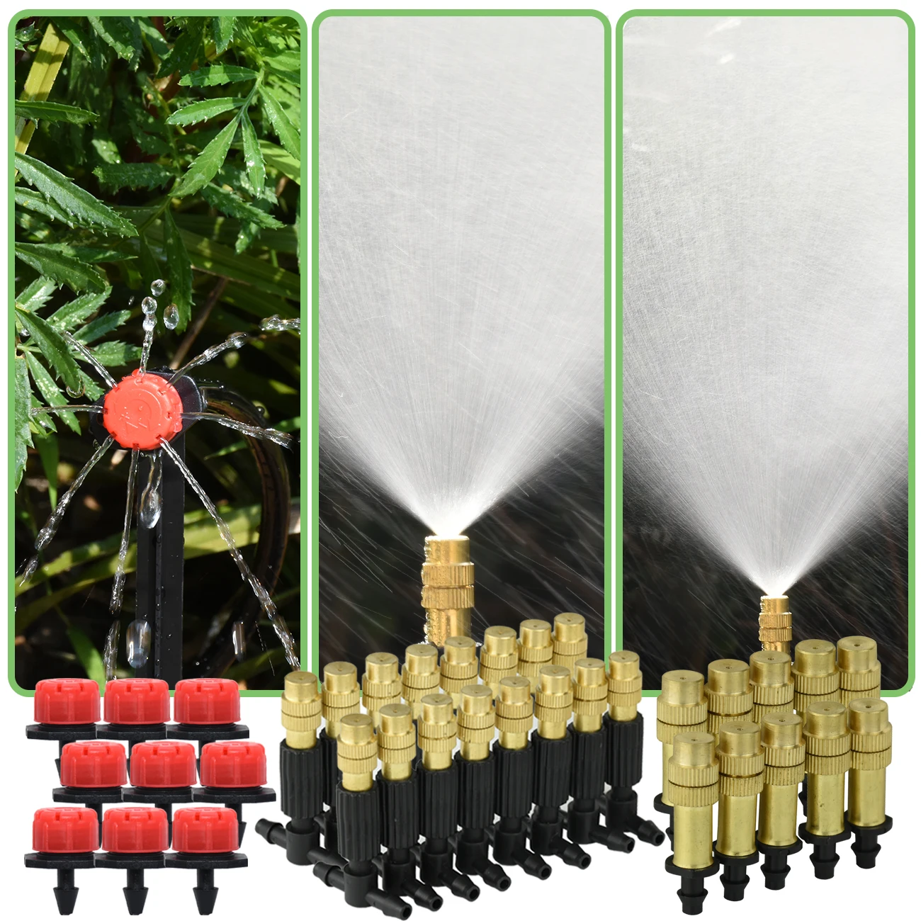 KESLA 5M-30M Outdoor Misting C - Mist Cooling System Outdoor Patio 15M recension och pris