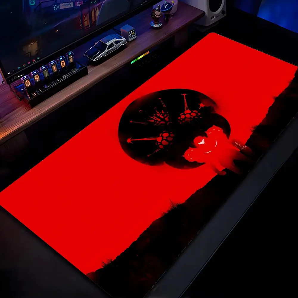 

Metroid большой игровой коврик для мыши, коврик для мыши с HD-печатью, компьютерный геймерский нескользящий коврик для мыши с запирающимся краем XXL90x40 см, клавиатура, ПК, стол