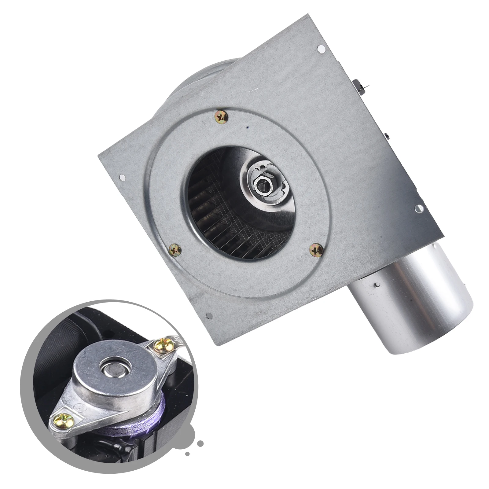 Ventilador de lareira 35w 220v, resistência a altas temperaturas e baixo ruído, acessórios de caldeira de parede, ventilador de pólo sombreado universal