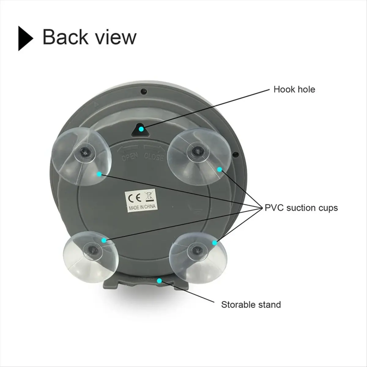 【a30i~】-reloj-digital-para-ducha-resistente-al-agua-temporizador-para-bano-reloj-digital-de-pared-para-cocina-reloj-con-ventosa-sin-perforaciones