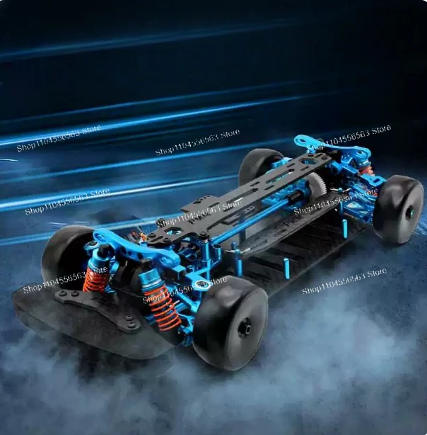 RC remote control car 1/10 frame TT02 KIT complete set of carbon fiber chassis and aluminum accessories DIY modification kit