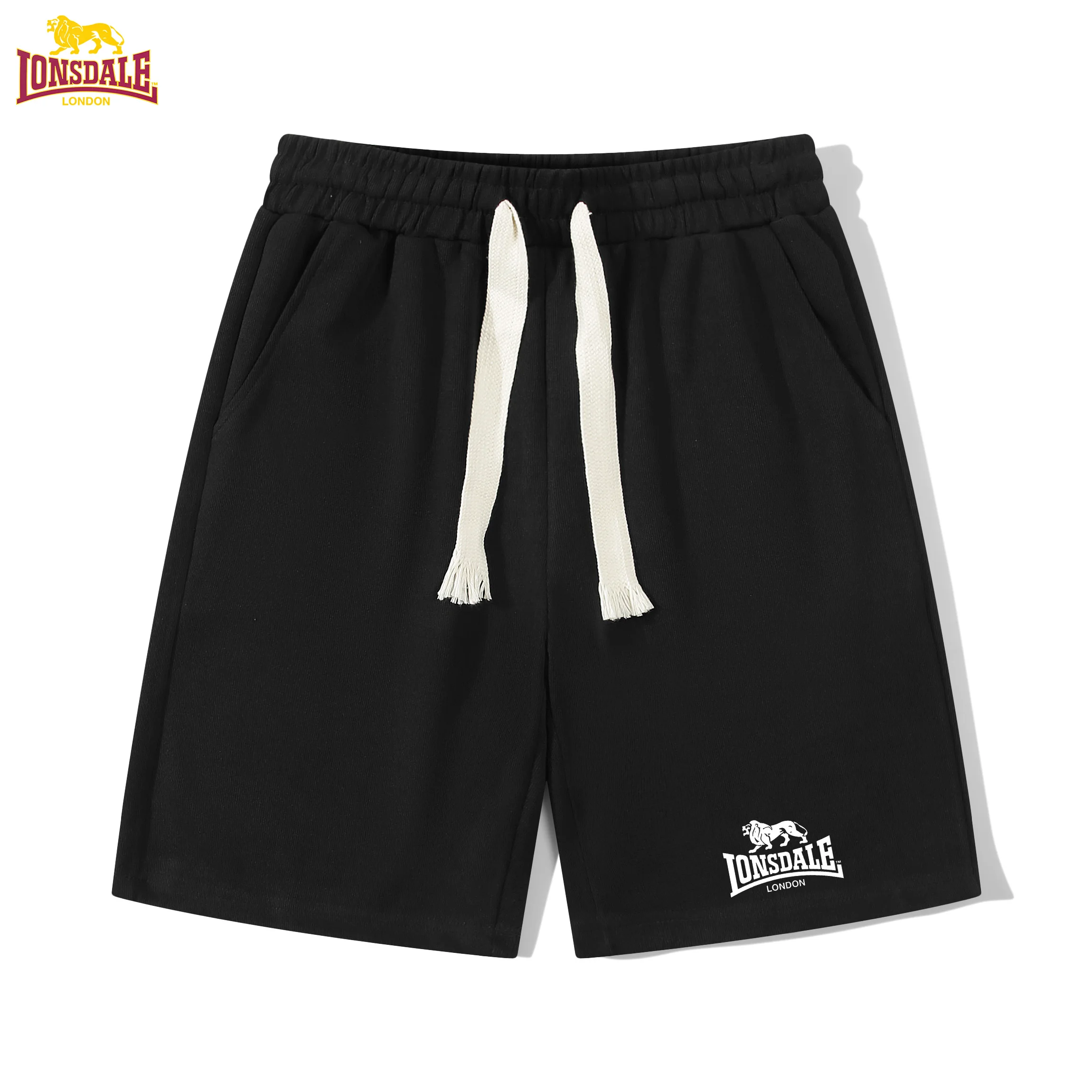 LONSDALE men's new sport bag, sturdy rope label dry beach shorts, summer shorts, skinny pants, drawstring waist, zip side pocket