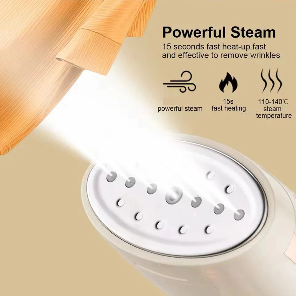1pc Portable Handheld Clothes Steamer - Wrinkle Remover for Home and Travel - Quickly and Easily Remove Wrinkles from Clothes