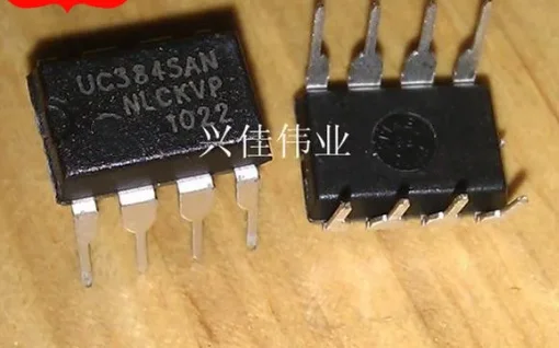 10PCS New UC3845 UC3845AN DIP-8 high-performance current-mode pulse width modulator