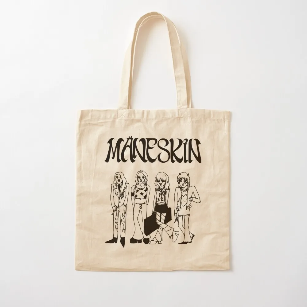 Maneskin doodle M?neskin Classic Tote Bag shopper bags for women tote bags men Handbags women shopper bag women canvas