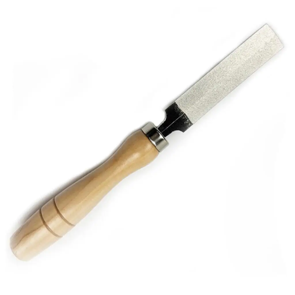 Titanium Diamond File Flat Grit Sharpening Stone Hand Tool for Hard Alloy Cutters and Glass