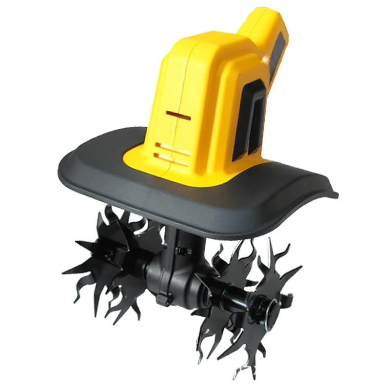 20V micro-tiller, small household soil grader,  garden vegetable vegetable greenhouse rotary tiller, 44-blade rotary tiller
