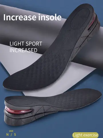 Invisible Height Increase Insole Cushion Height Adjustable Shoe Heel Insoles Insert Taller Support Absorbant Foot Care Pad
