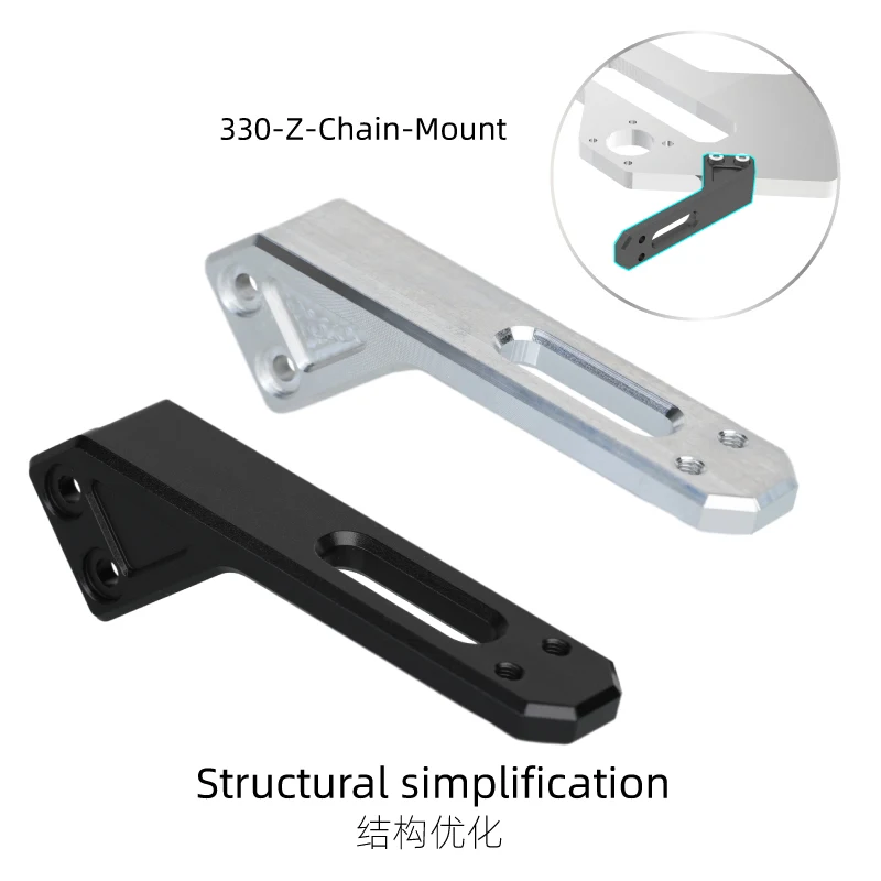 Mellow Upgrade Vzbot 3D Printer With CNC Aluminum Limit Switch And Drag Chain Brackets For Y and Z Axis Parts