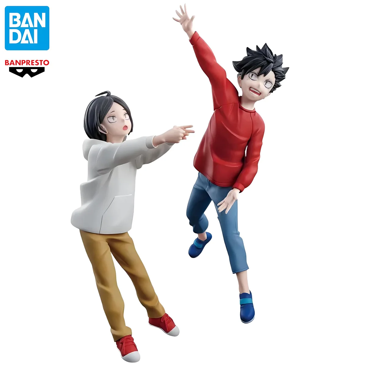 

In Stock Original BANDAI BANPRESTO Haikyuu!! Kozume Kenma Kuroo Tetsurou Pvc 11cm Anime Character Model Collection Toys Gifts