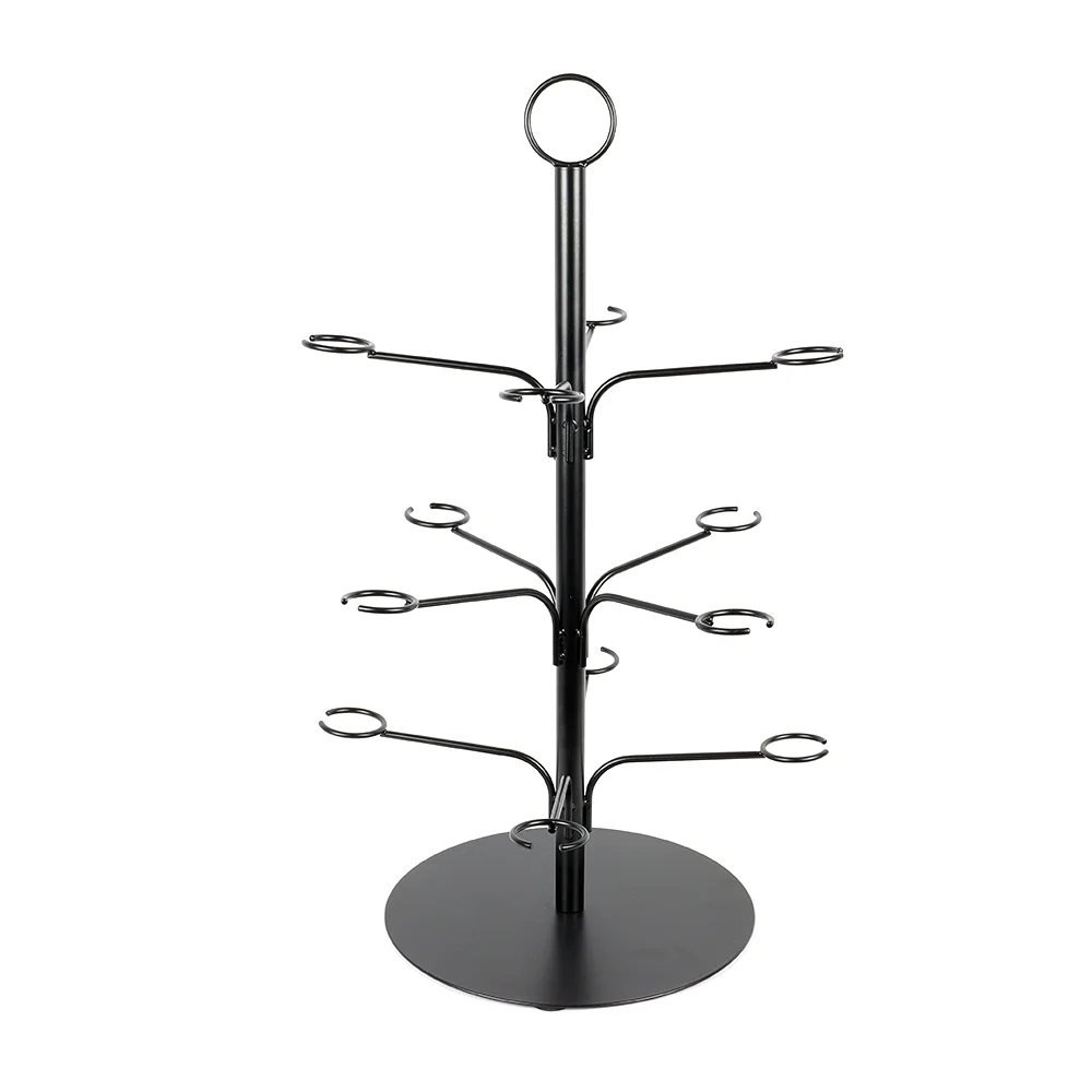 INTELLIGENT 3 Tier Wine Glass Holder Freestanding Tabletop Storage Rack Cocktail Glass Tree Display Stand