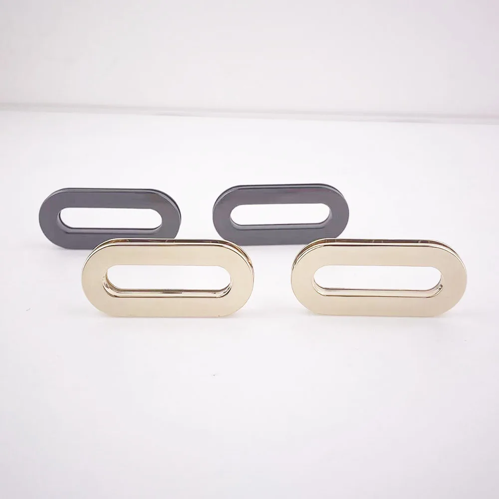 20pcs 40x10mm Inner Oval Eyelet for Bags Coat Cloth Screw Rivet Ring 35x8mm Grommet Buckle DIY Leather Craft Ring for Handbag