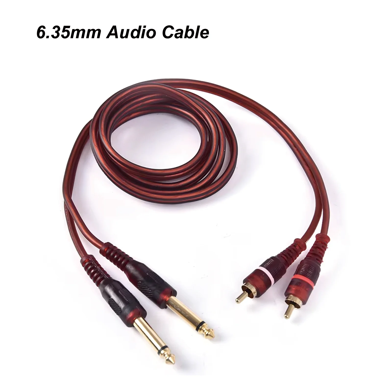 Miwayer Pro Studio Audio Cable - 5/10/16/32ft Dual RCA to 1/4