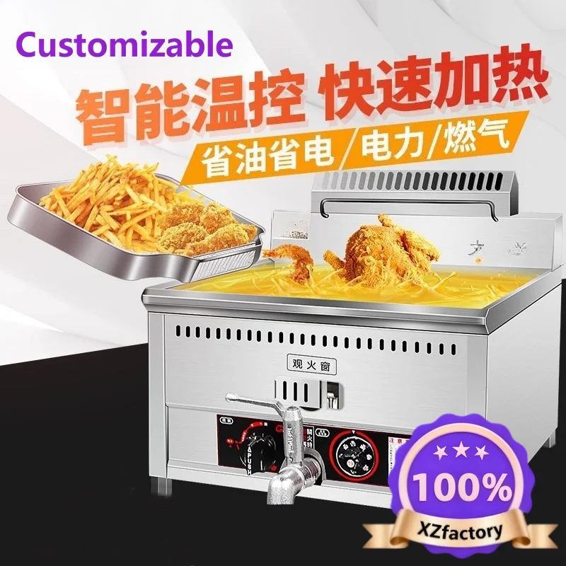 Factory Direct 2026 Top RatedFreidora de mesa, articulación de hamburguesa, patatas fritas, pollo frito, comercial