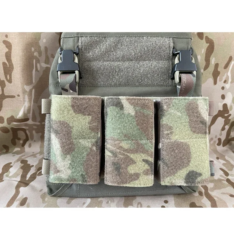 Tactical LV119 Magazine Pouch Replace Insert Plate Mag Pouch FSCK AVS Vest for Sub Holster 5.56/7.62 Triple Magazine Holder - view 6