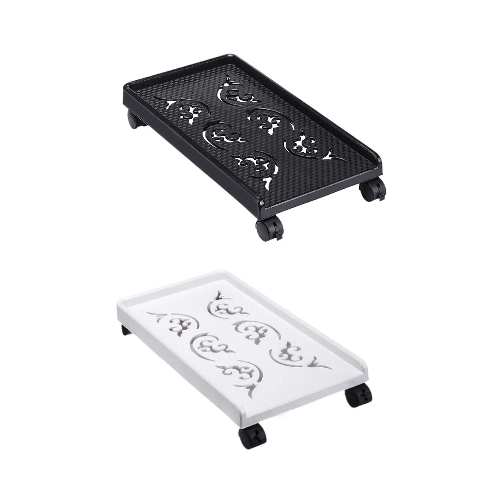 Подставка для компьютерной башни Подставка для ПК подходит для большинства ПК Мобильная вентилируемая прочная напольная тележка Кронштейн для компьютерного хоста для офиса под столом